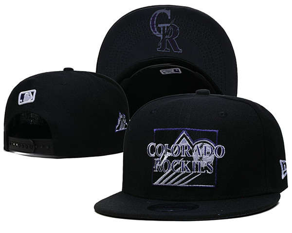 MLB Colorado Rockies Stitched Snapback Hats 003
